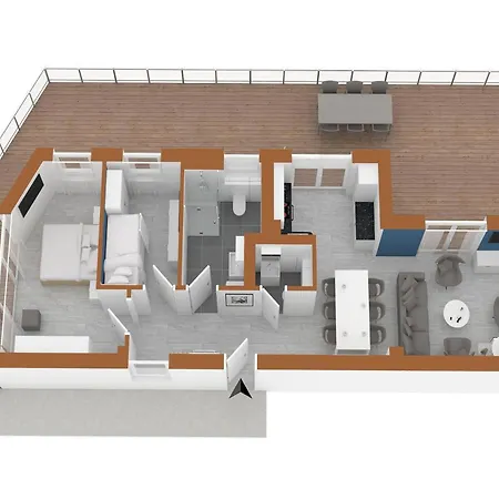 公寓 Ferienwohnung Shanti-suite - Sauna & Seegrundstueck